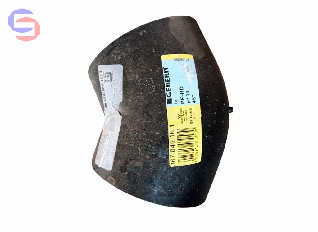 Kolano HDPE 45° 110mm Geberit używane